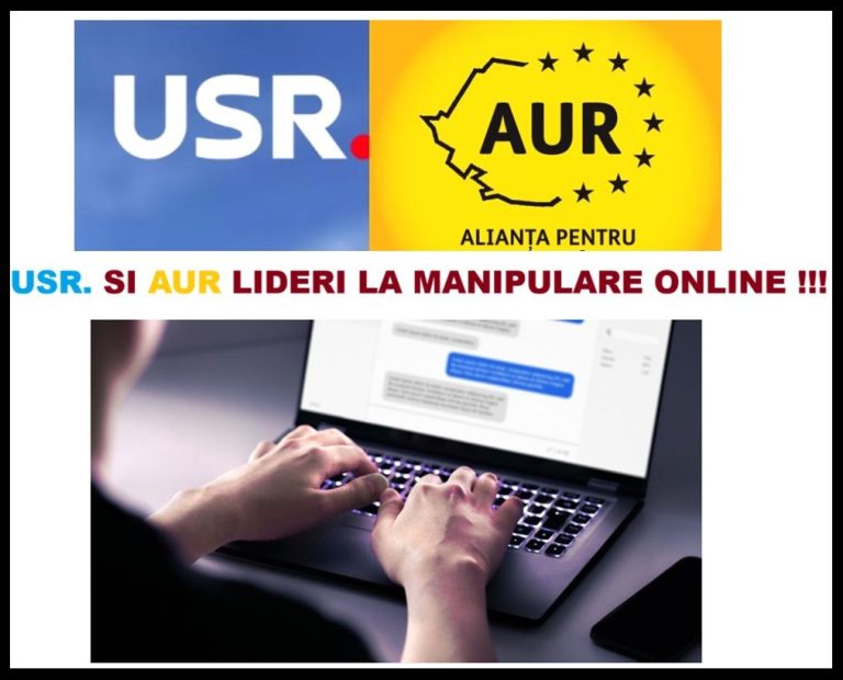 Deputatul Andrei Csillag – USR și AUR, lideri la manipulare – concluzii dintr-un studiu recentUSR și AUR, lideri la manipulare – concluzii dintr-un studiu recent