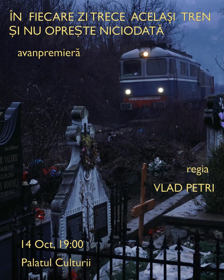 Avanpremieră la Palatul Culturii: documentarul „În fiecare zi trece același tren și nu oprește niciodată”, filmat în Telciu
