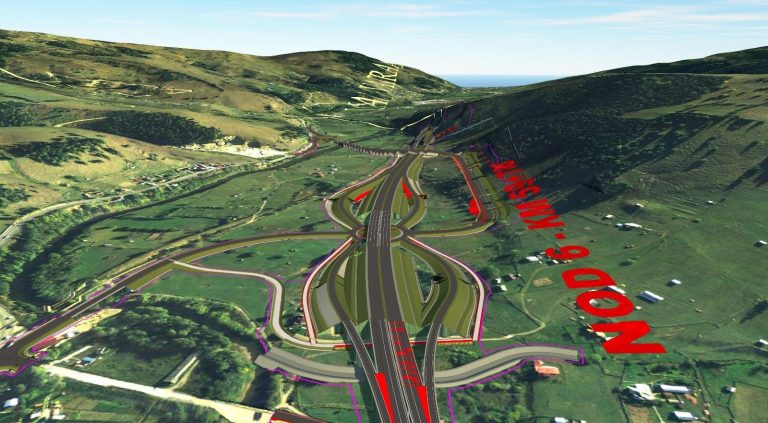 FOTO Cum va arăta AUTOSTRADA care va străbate județul Bistrița-Năsăud pe 41 de kilometri