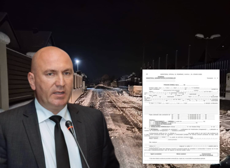 Primăria Bistrița, amendată de IPJ BN pentru deszăpezire. Gabriel Lazany vrea să conteste amenda: „Le consider nejustificate”